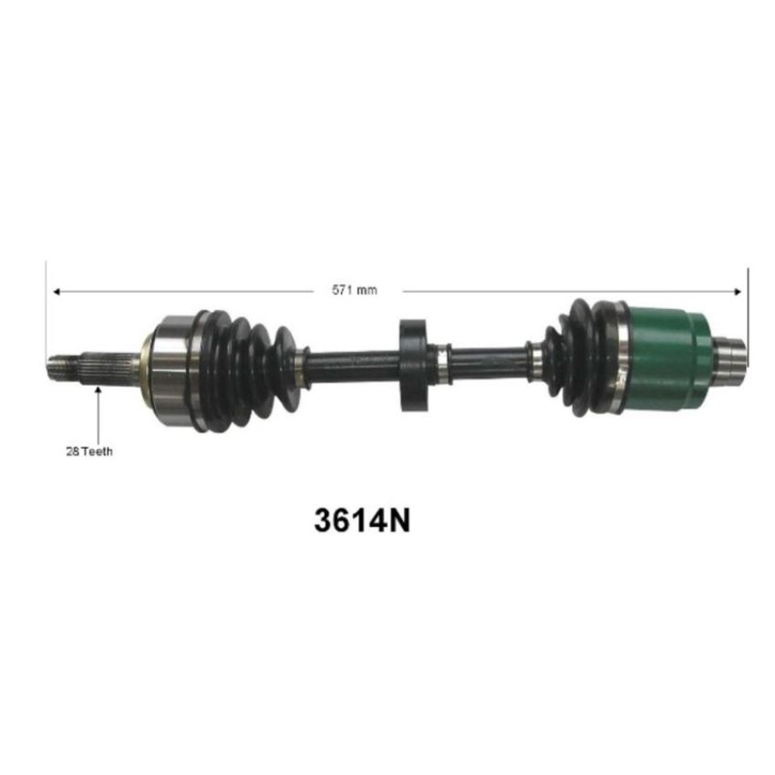 Autopart International Axle Assembly 100% NEW 1700197326