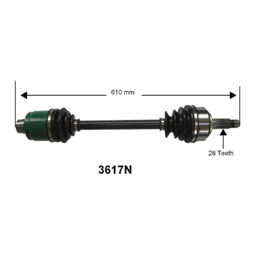 Autopart International Axle Assembly 100% NEW 1700197330