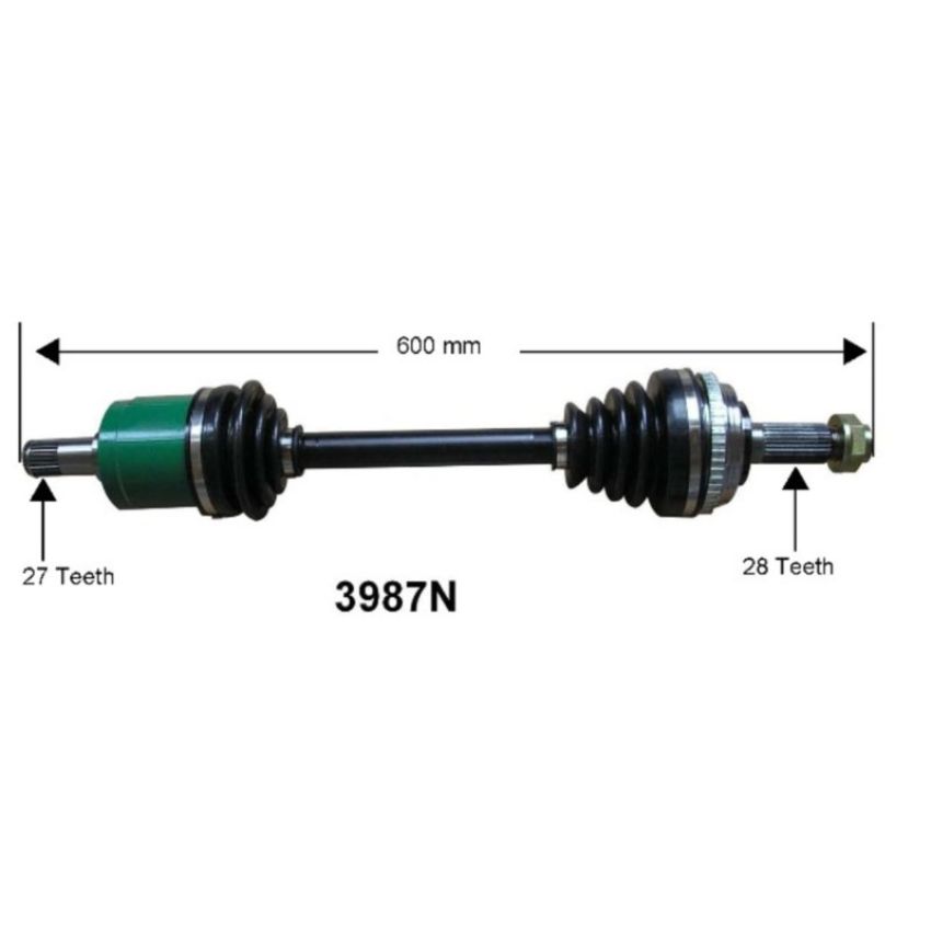 Autopart International Axle Assembly 100% NEW 1700197334