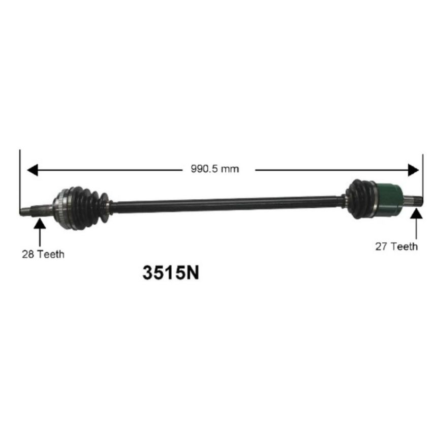 Autopart International Axle Assembly 100% NEW 1700197341