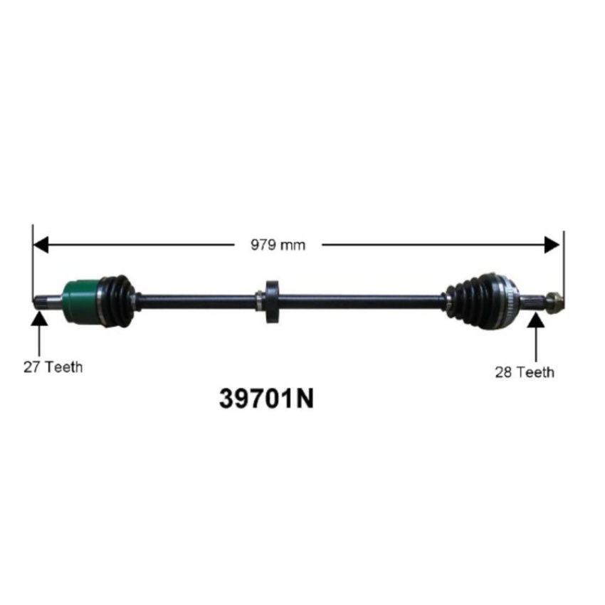 Autopart International Axle Assembly 100% NEW 1700197342