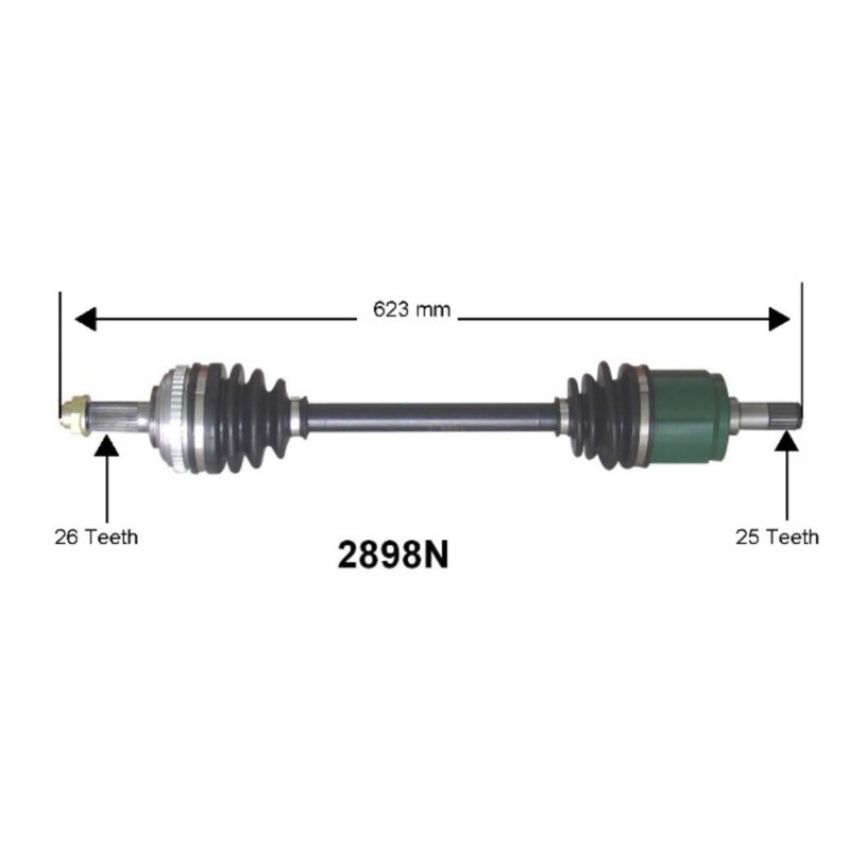 Autopart International Axle Assembly 100% NEW 1700197344