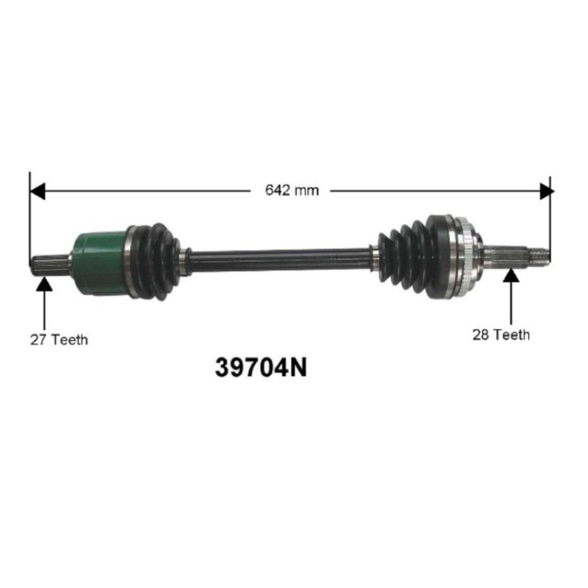 Autopart International Axle Assembly 100% NEW 1700197347