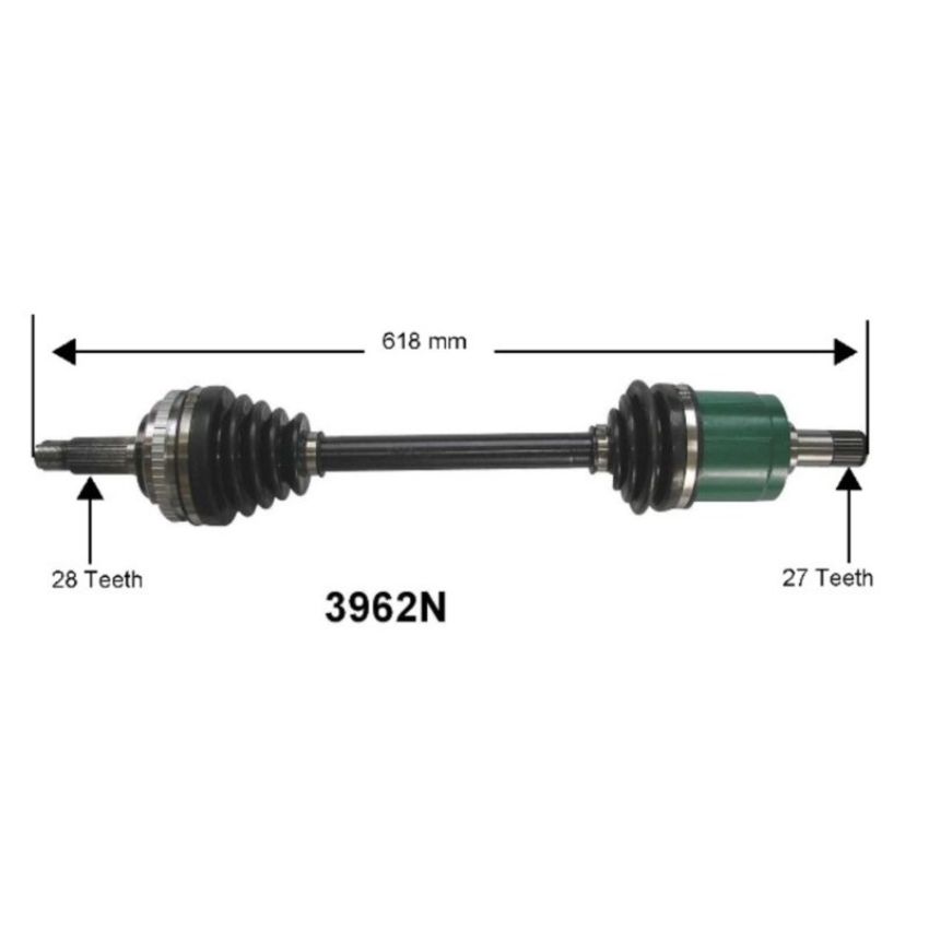 Autopart International Axle Assembly 100% NEW 1700197349