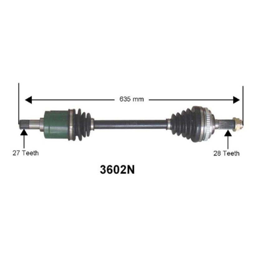 Autopart International Axle Assembly 100% NEW 1700197353