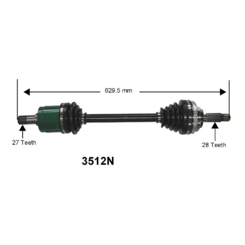 Autopart International Axle Assembly 100% NEW 1700197356