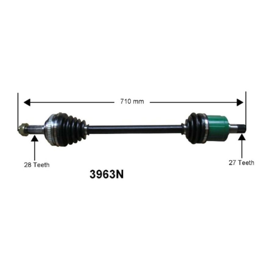 Autopart International Axle Assembly 100% NEW 1700197359
