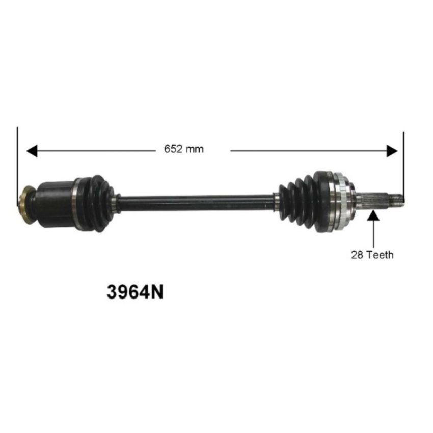 Autopart International Axle Assembly 100% NEW 1700197360