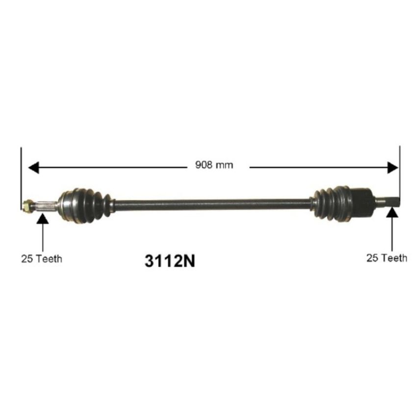 Autopart International Axle Assembly 100% NEW 1700197393