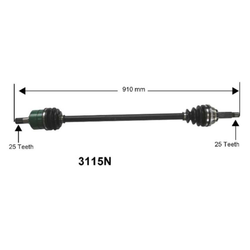 Autopart International Axle Assembly 100% NEW 1700197397