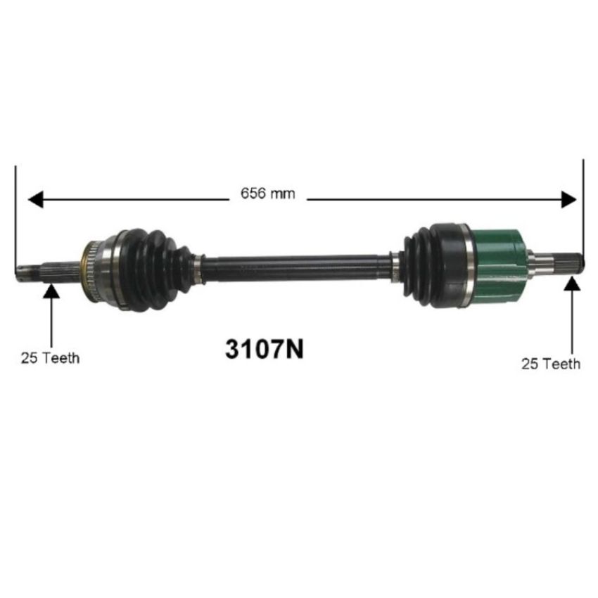 Autopart International Axle Assembly 100% NEW 1700197401