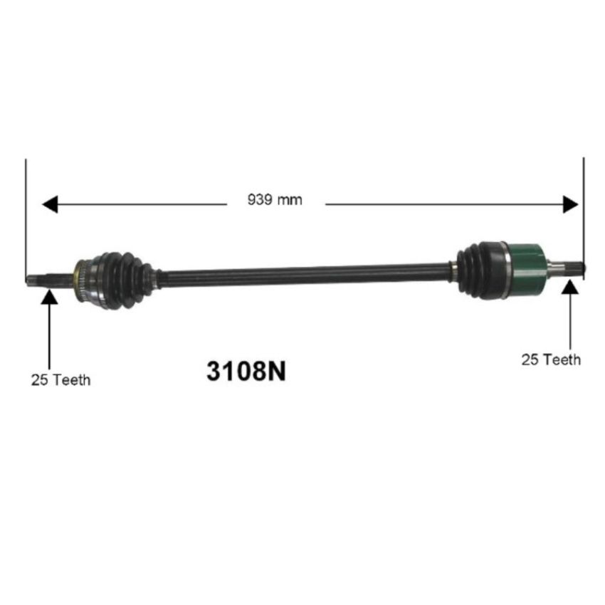 Autopart International Axle Assembly 100% NEW 1700197402