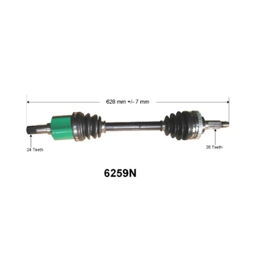 Autopart International Axle Assembly 100% NEW 1700197456