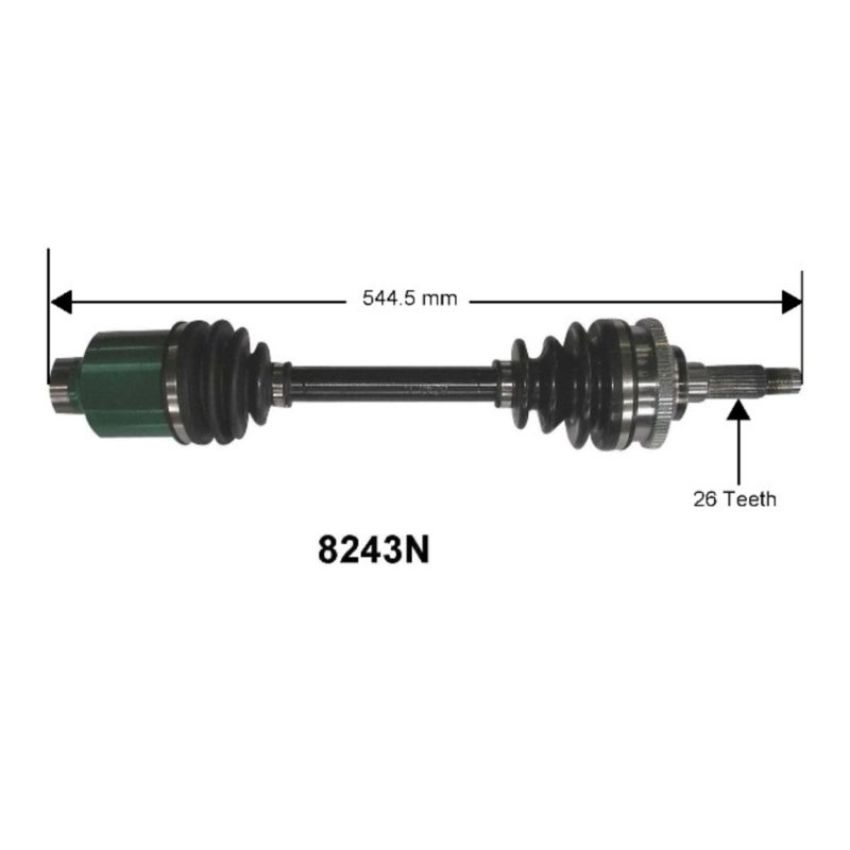 Autopart International Axle Assembly 100% NEW 1700197459
