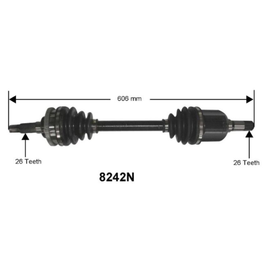 Autopart International Axle Assembly 100% NEW 1700197460