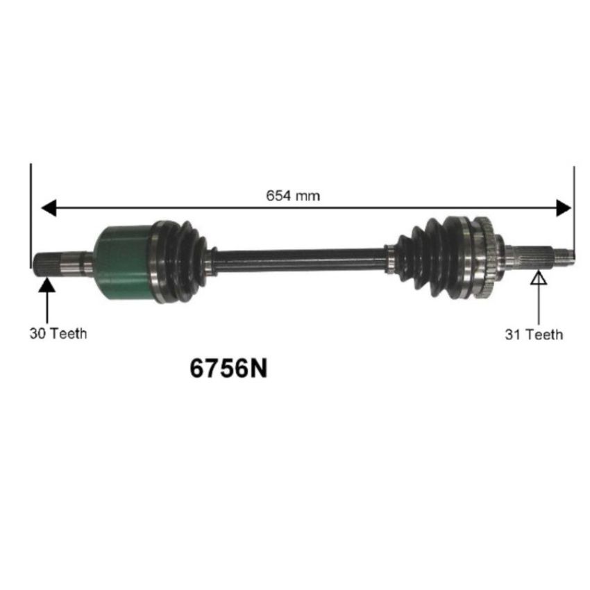 Autopart International Axle Assembly 100% NEW 1700197463