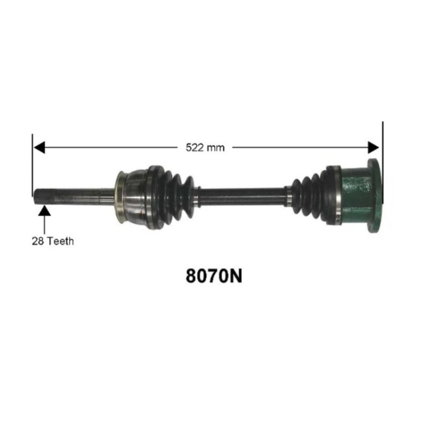 Autopart International Axle Assembly 100% NEW 1700197532