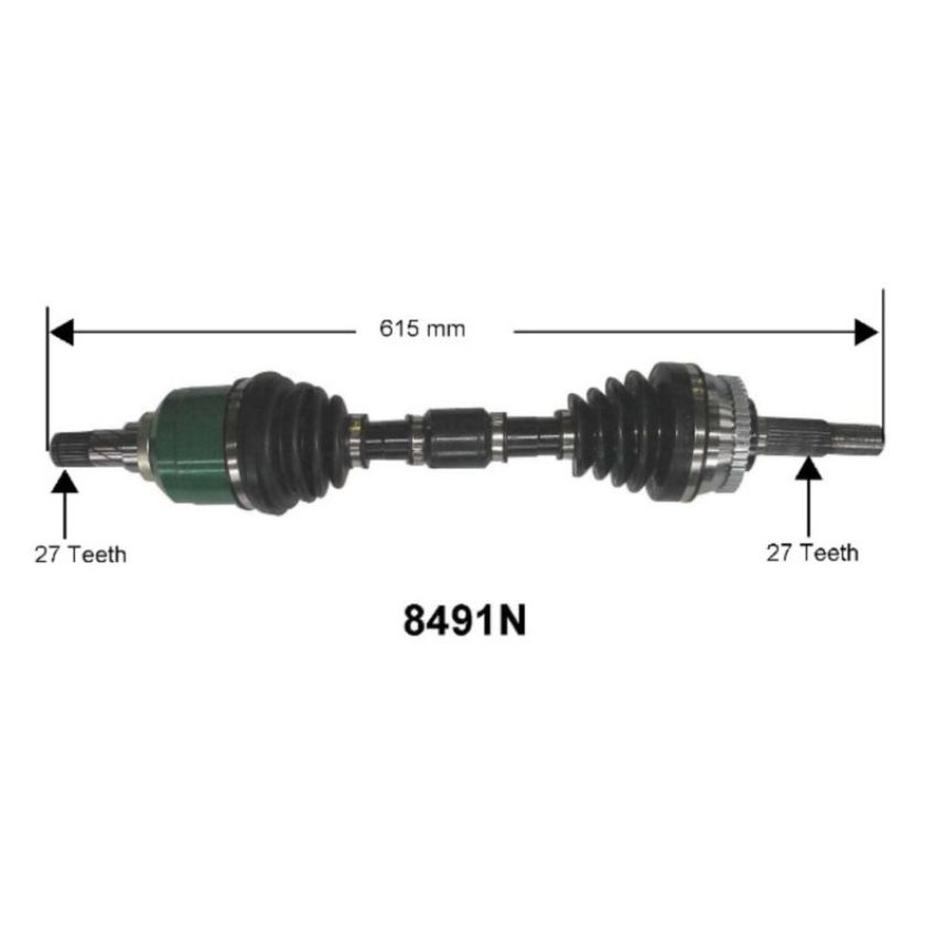 Autopart International Axle Assembly 100% NEW 1700197534
