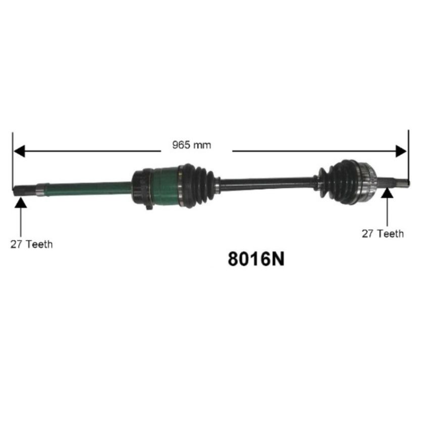 Autopart International Axle Assembly 100% NEW 1700197535