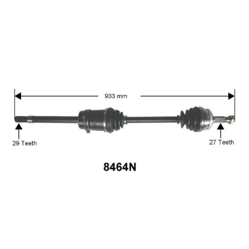 Autopart International Axle Assembly 100% NEW 1700197551