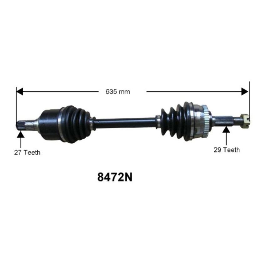 Autopart International Axle Assembly 100% NEW 1700197560