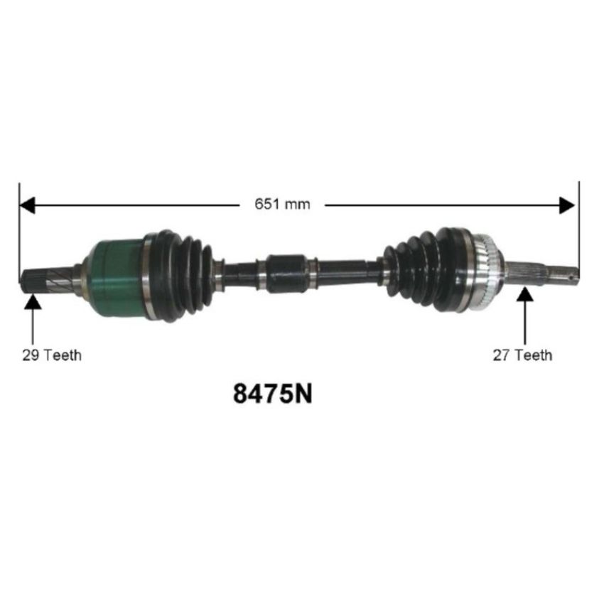 Autopart International Axle Assembly 100% NEW 1700197570