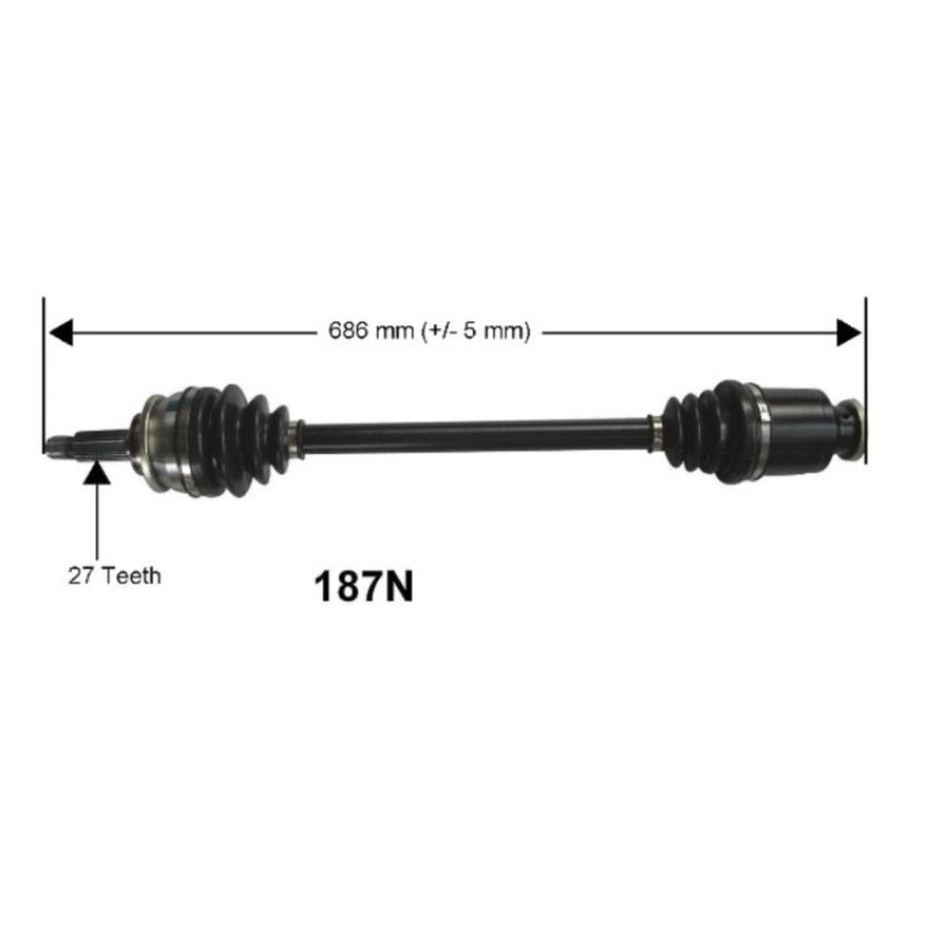 Autopart International Axle Assembly 100% NEW 1700197586