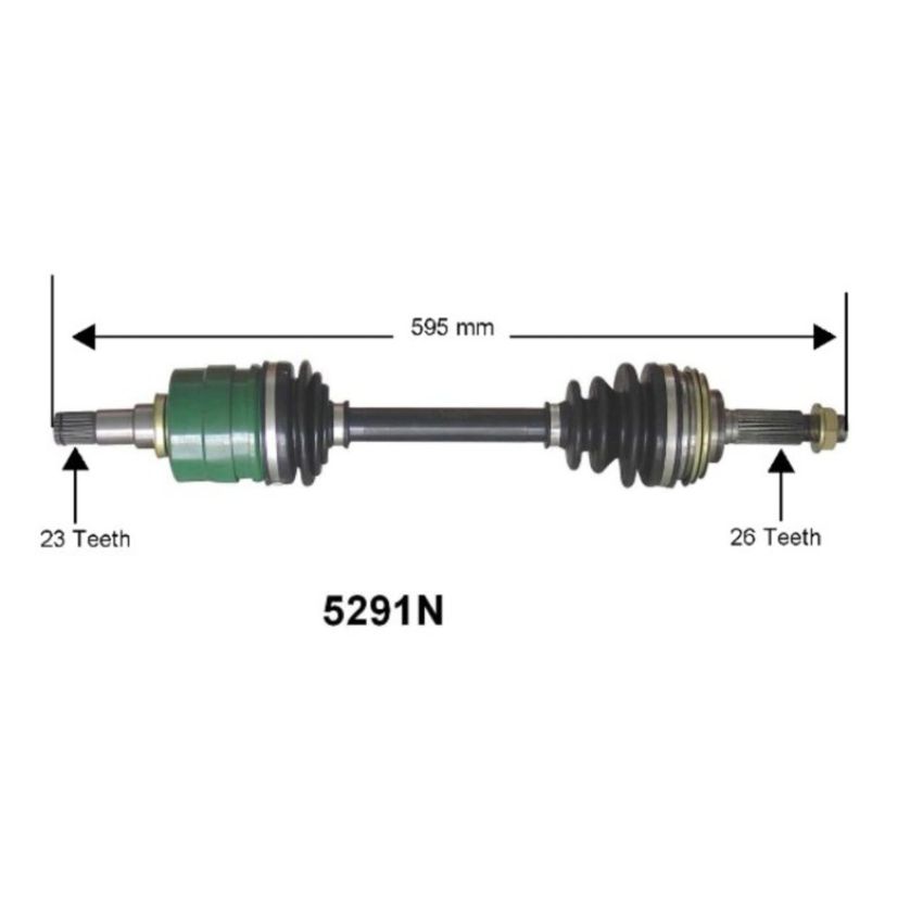 Autopart International Axle Assembly 100% NEW 1700197615