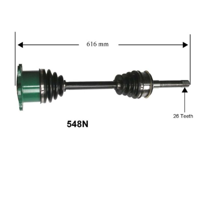 Autopart International Axle Assembly 100% NEW 1700197622