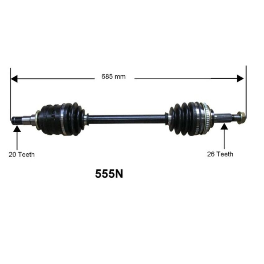 Autopart International Axle Assembly 100% NEW 1700197642