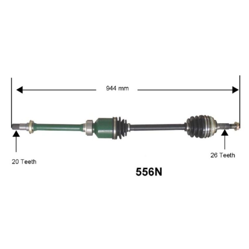 Autopart International Axle Assembly 100% NEW 1700197643