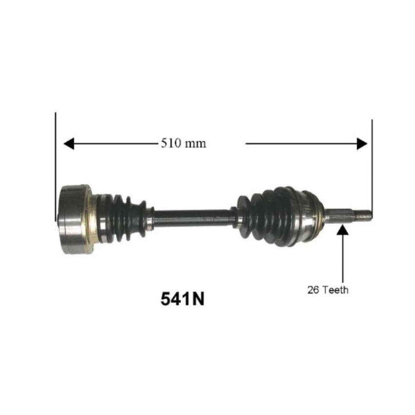 Autopart International Axle Assembly 100% NEW 1700197644