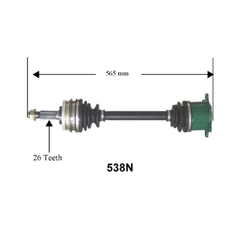 Autopart International Axle Assembly 100% NEW 1700197647