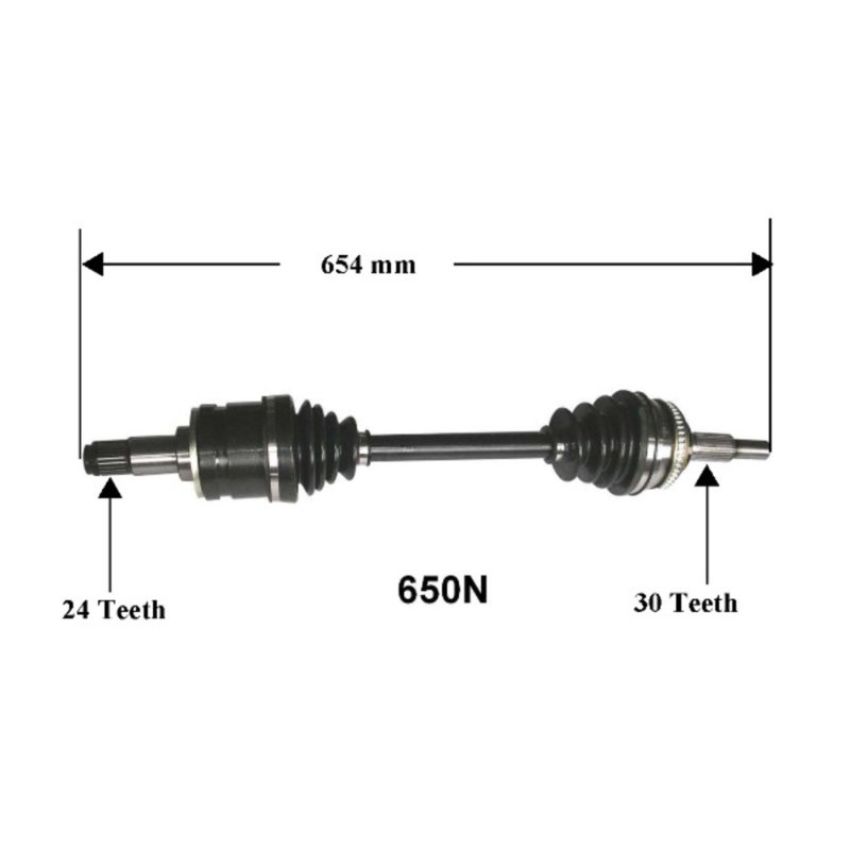 Autopart International Axle Assembly 100% NEW 1700197654