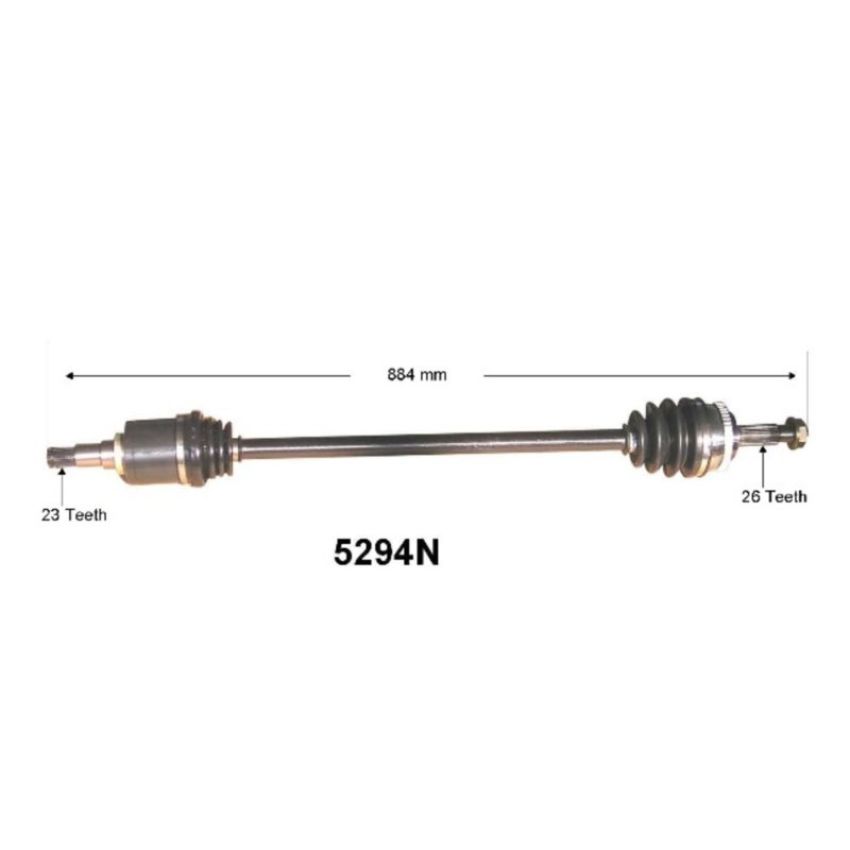 Autopart International Axle Assembly 100% NEW 1700197672