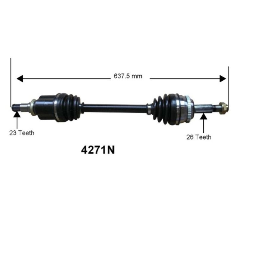 Autopart International Axle Assembly 100% NEW 1700197679