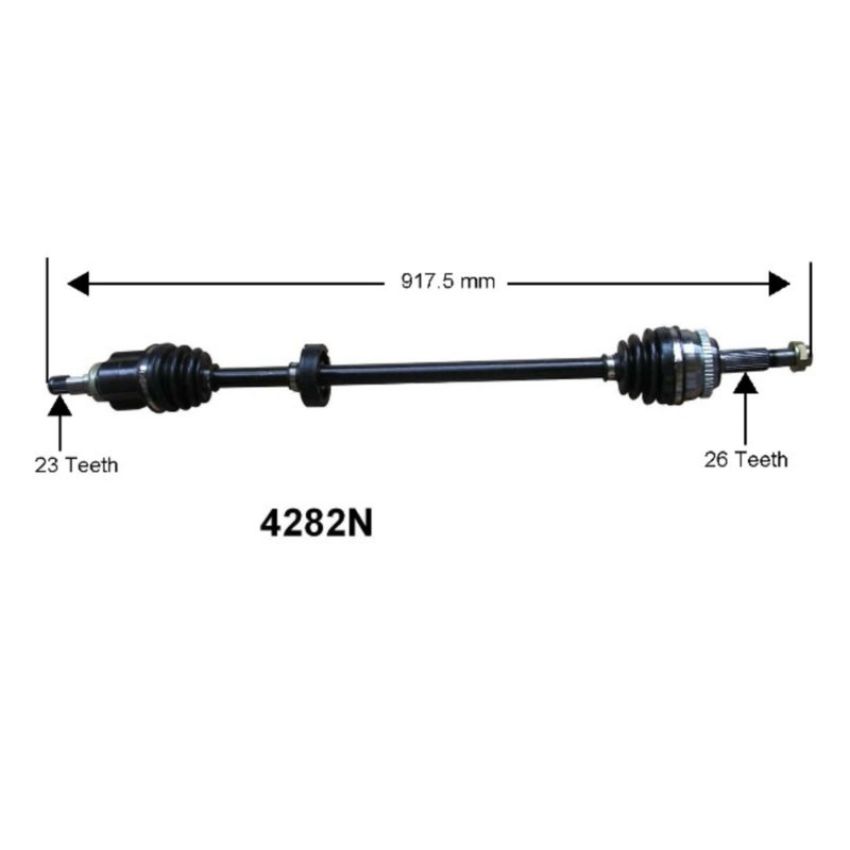 Autopart International Axle Assembly 100% NEW 1700197680