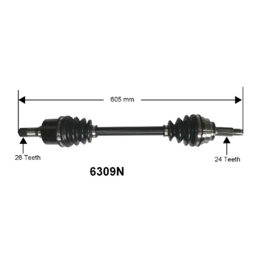 Autopart International Axle Assembly 100% NEW 1700197720