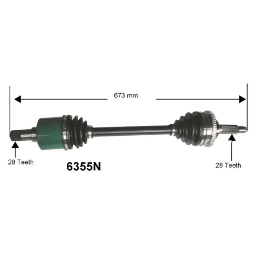 Autopart International Axle Assembly 100% NEW 1700197721