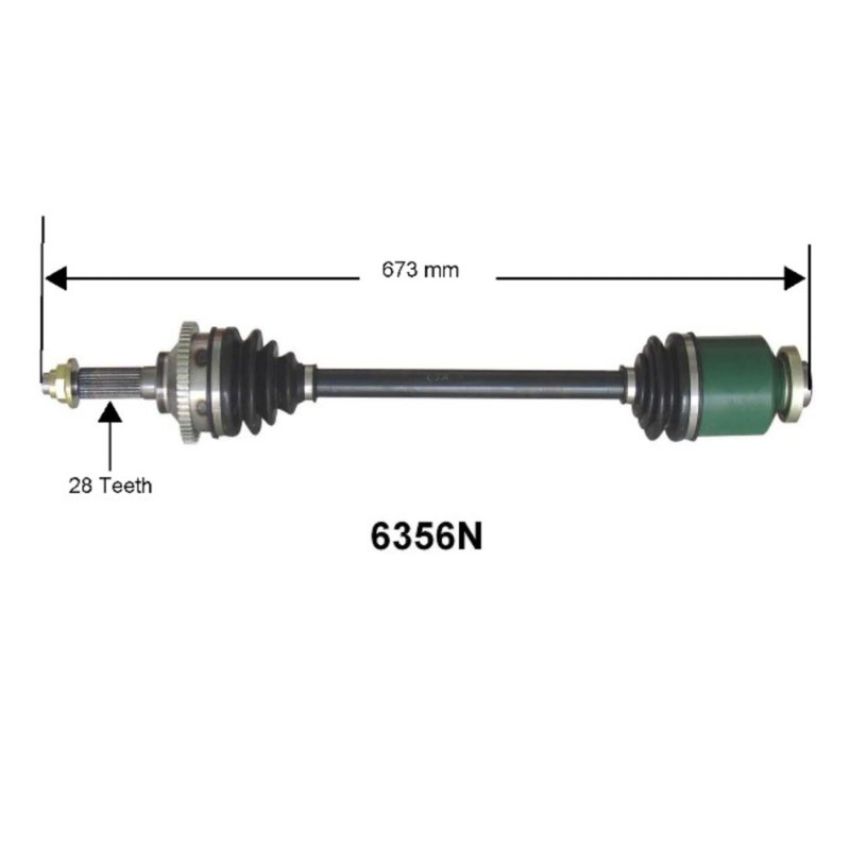 Autopart International Axle Assembly 100% NEW 1700197722