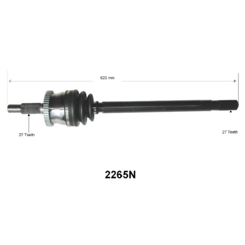 Autopart International Axle Assembly 100% NEW 1700197724