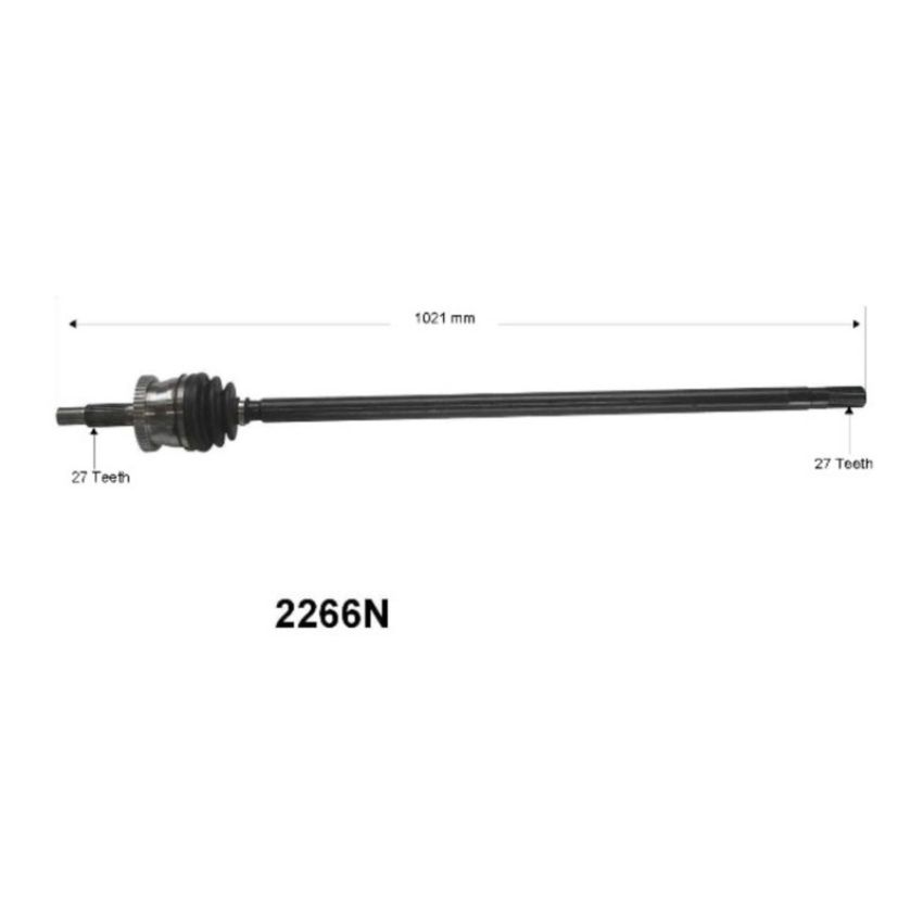 Autopart International Axle Assembly 100% NEW 1700197725