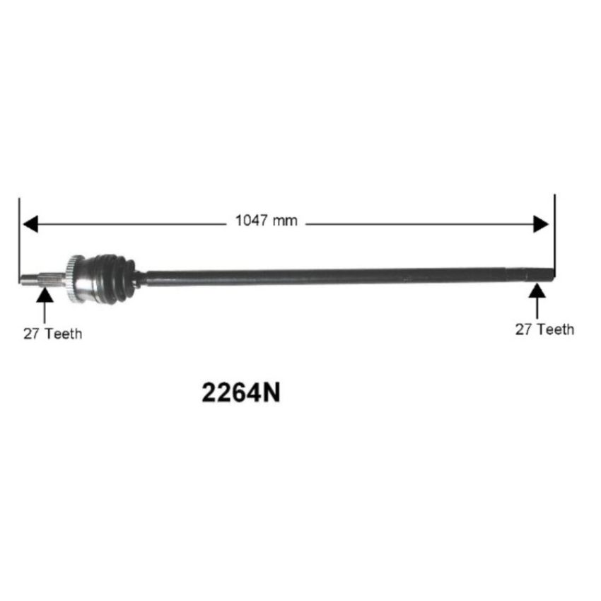 Autopart International Axle Assembly 100% NEW 1700197731