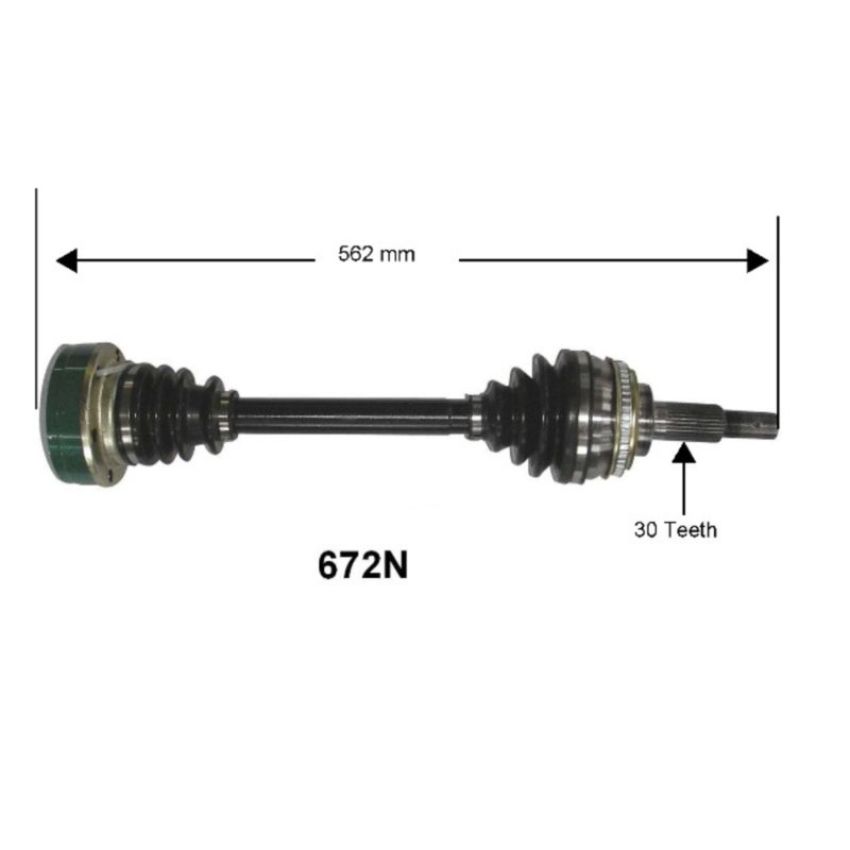 Autopart International Axle Assembly 100% NEW 1700203529