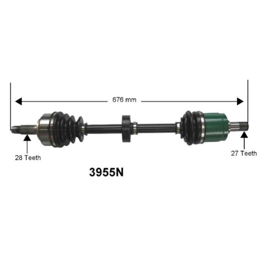 Autopart International Axle Assembly 100% NEW 1700203534