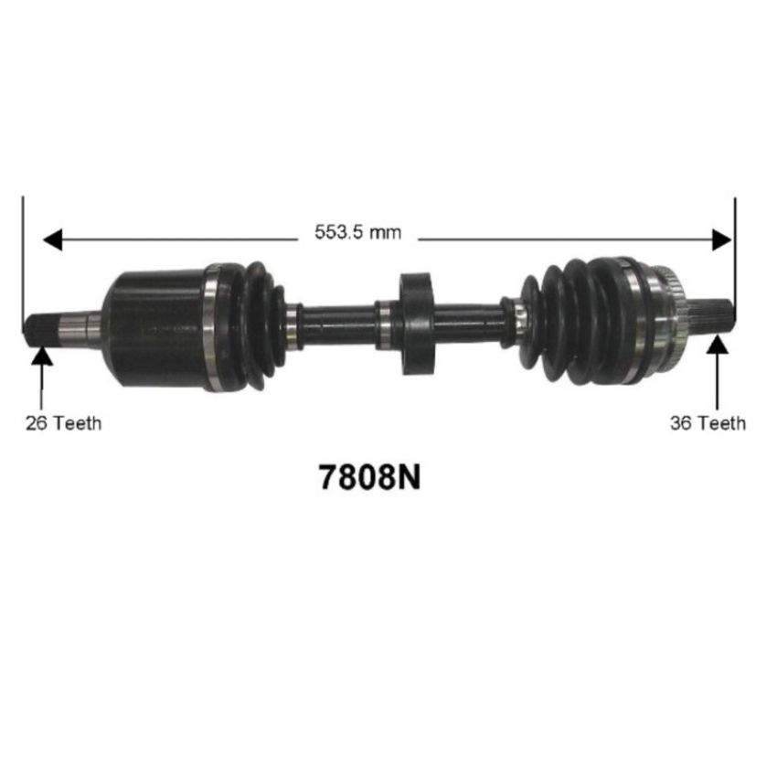 Autopart International Axle Assembly 100% NEW 1700203536