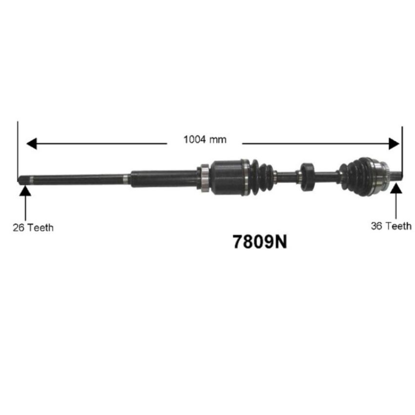 Autopart International Axle Assembly 100% NEW 1700203537
