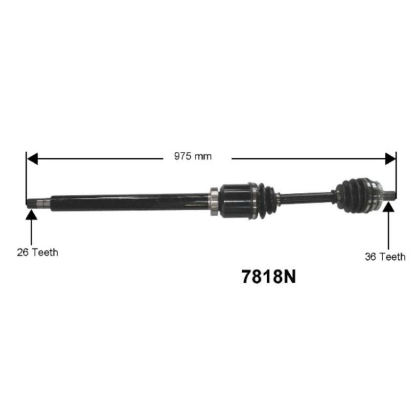 Autopart International Axle Assembly 100% NEW 1700203543