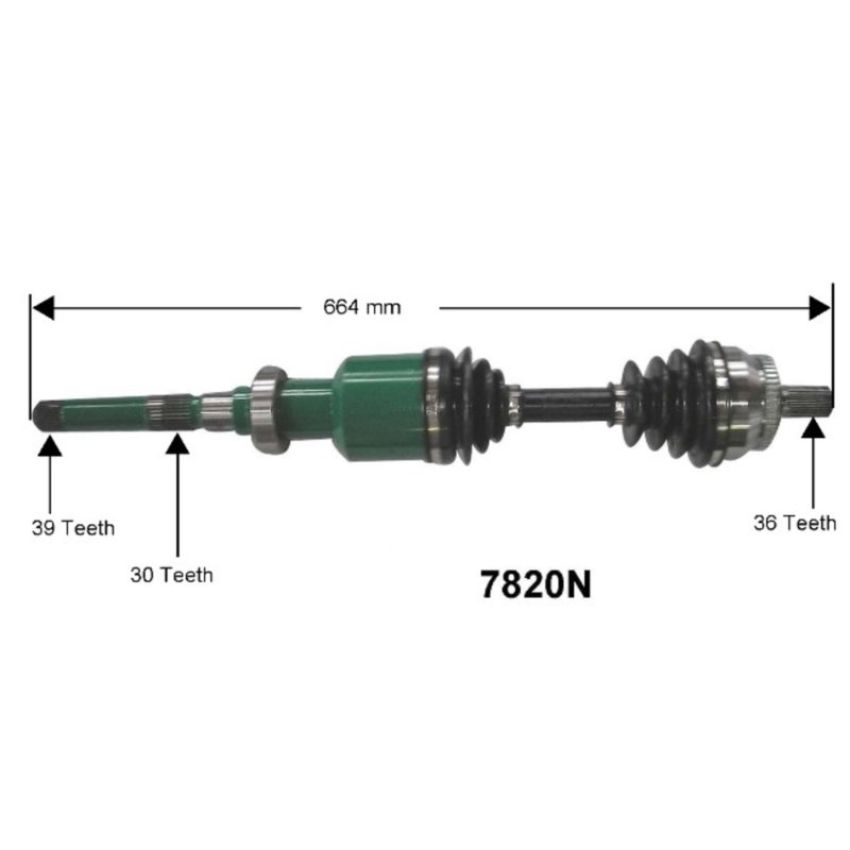 Autopart International Axle Assembly 100% NEW 1700203545