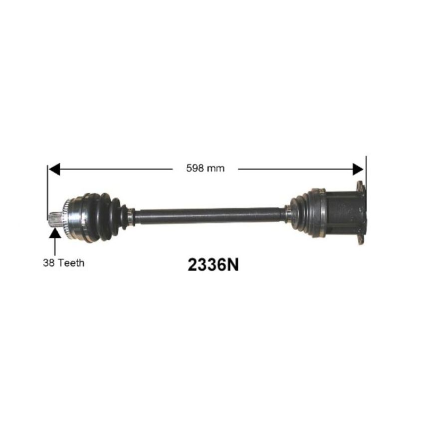 Autopart International Axle Assembly 100% NEW 1700203838